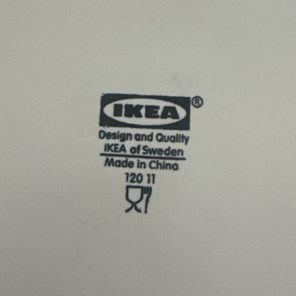 Set of 2 IKEA Dinera DINNER Plates Sand Matte Finish 12011 Stoneware MCM Modern - Picture 4 of 9